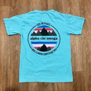 Blue AXO Alpha Chi Omega T-Shirt